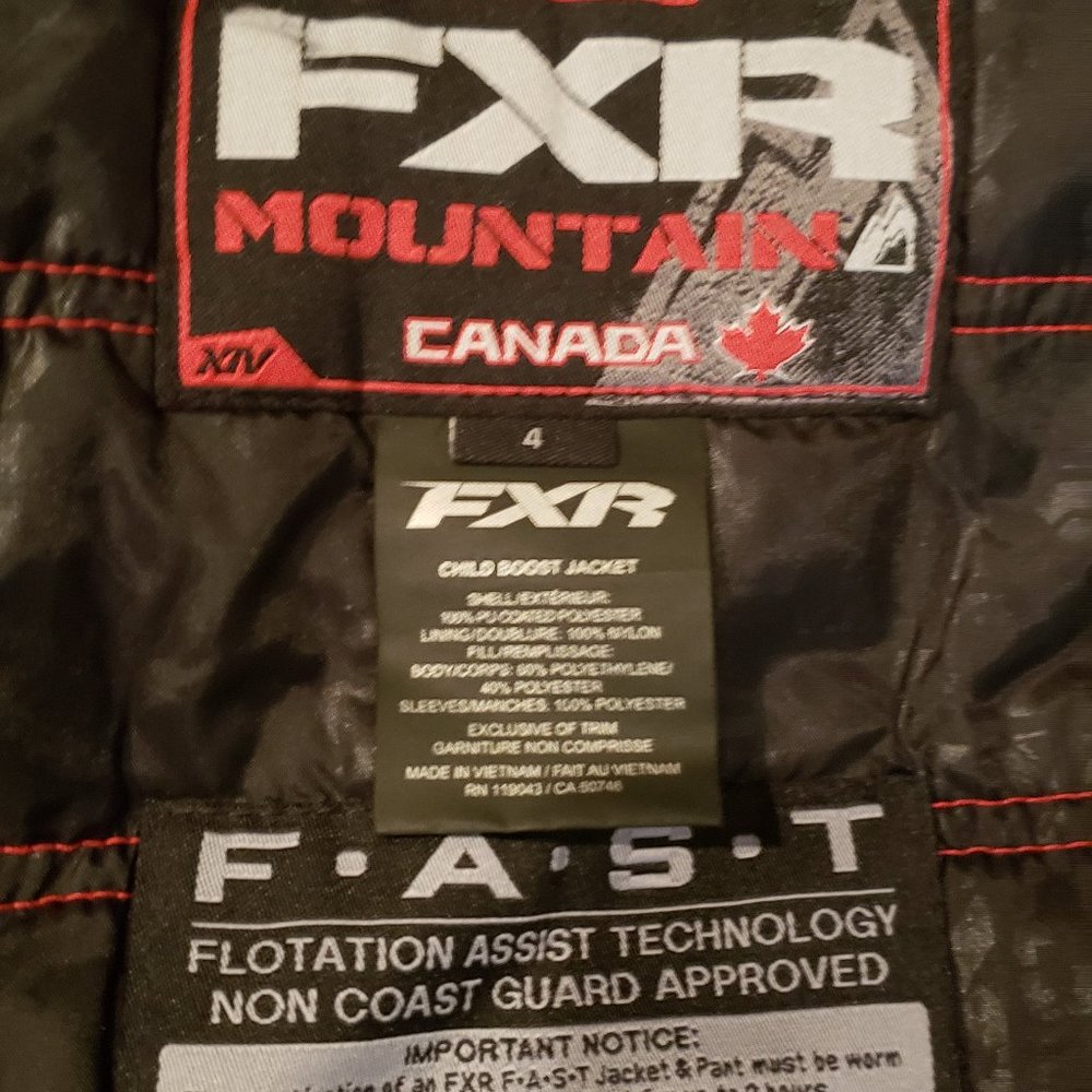 Childs FXR Boost Jacket - Picture 5 of 5
